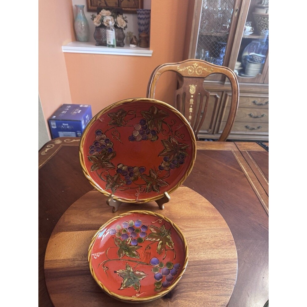 Unbranded Dinner Plate And 2 Salad Plates